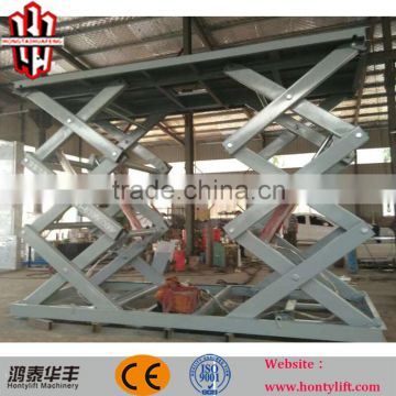 warehouse upright scissor cargo lift