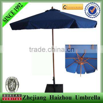 promotional wooden garden umbrella