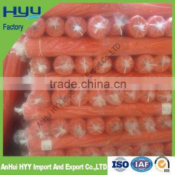 100% virgin HDPE orange construction barrier fence plastic mesh safety netting (Anhui factory)