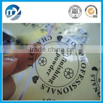 Wholesale customized roll clear sticker for logo design