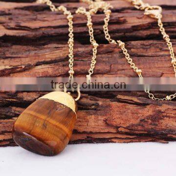 High Quality Elegant Natural Crystal Stone Necklace Fro Wholesaler