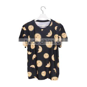 Online Shopping New Design 3D Print Emoji Sun Moon Promotion Grils T-shirt