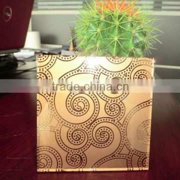 Online selling !Bronze frosted glass/bronze acid etched glass