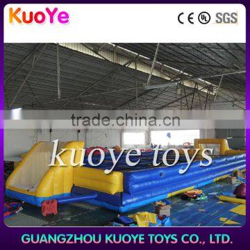 Soap Foolball Field With Inflatable Big Inflatable Soap Football Field Soap Football Pitch photo-2