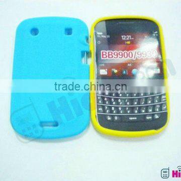 Silicone gel case for 9900, siliconse for 9300, silicone gel case for blackberry, black,white,blue,yellow,red,pink