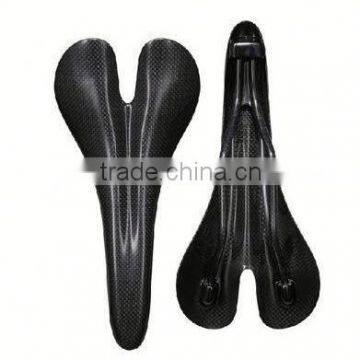 Weight light new product 2014 hot road bicycle or mountain bike carbon fiber saddle saddle seat