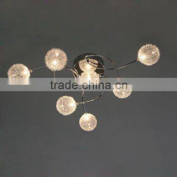 ball lampshade 7 heads G4 ceiling lamp D1200-7C