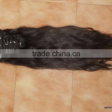 chep clip in hair extensions indian human hair