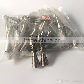 Top Quality 6 in 1 Domeless Titanium Nails Titan Nail With Male and Female Joint for Glass Water Pipe Bong