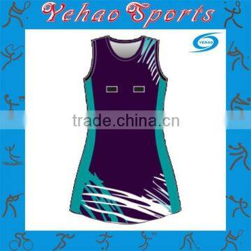 New arrival style sublimation netball dress