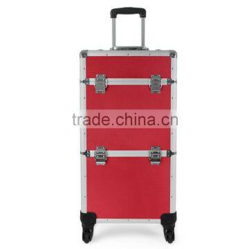 Aluminium Trolley Suitcase Beauty Case 60L - 2 or 4 Wheels - Color Selection photo-5