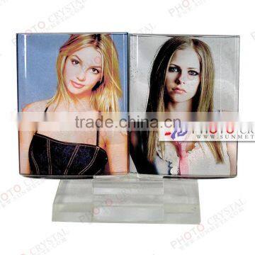 blank crystal for printing photo for promotion for souvenirs wholesale