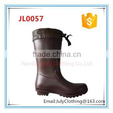 Womens Leopard Mid Calf Rubber Rain Wellington Boots photo-2