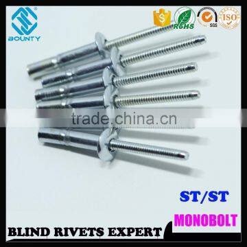 PROTRUDING HEAD STRUCTURE MONO BOLT RIVETS