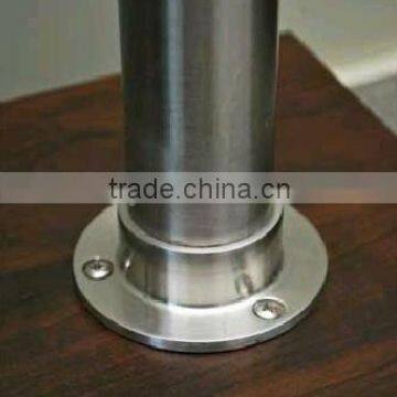 stainless steel handrail railing post base plate