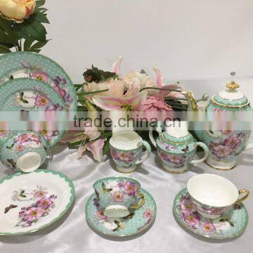 Porcelain Tea Coffee Set Turkish Porcelain Coffee/ Espresso Cup and Saucer photo-6
