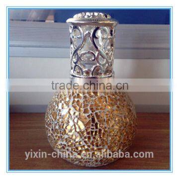 Aromatherapy Fragrance Lamp15/Oil lamp with wick/Mosaic glass oil burner/Home decoration