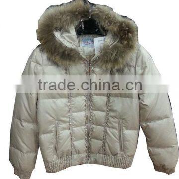 2014 women winter down jacket with fine pattern Brilliant workmanship