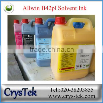 CRYSTEK Original Allwin konica 512 42pl solvent ink in low price for wholesale