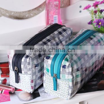 2016 new cotton laminated cosmetic bag