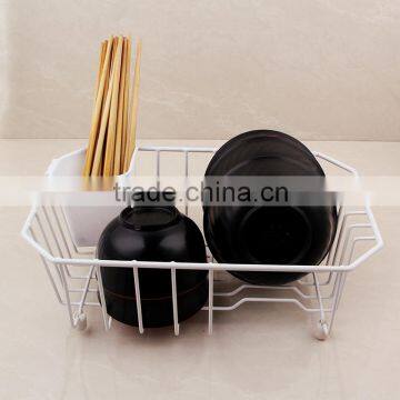 Factory Wholesale Eco-freindly Easy Storage iron wire kitchen dish rack