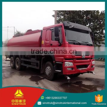 SINOTRUK HOWO water truck back spill and side spout function aluminum water truck tanks