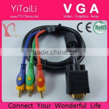 High Quality 3RCA to VGA Cable