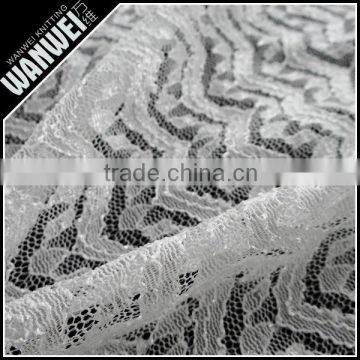 White Fringe With Bright Yarn New Style Hot Selling Can Make Any Color for Bridal Dressing Nylon Cotton Lace Fabric Wholesale photo-2