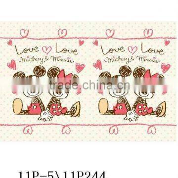 Mickey & Minnie Print Flannel Fleece Fabric