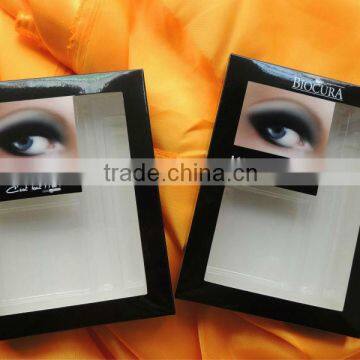 cosmetic paper box with PVC inner tray