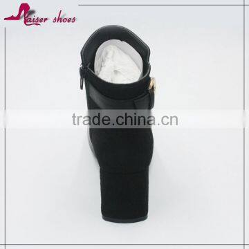 Young Lady Fashion Ankle Boots Women Leather Boots photo-2