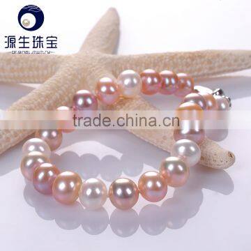 2016 Hot Selling 8-9mm Fashion Design Freshwater Real Pearl Bracelets Bangles