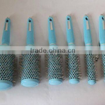 round ionic ceramic hair brush