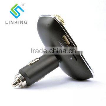 Multi-point Japan FM Transmitter Bluetooth Car Kit Support Dual USB AUXJack photo-3