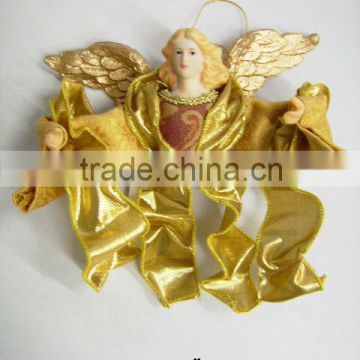 Hot sale gold angels christmas tree ornaments