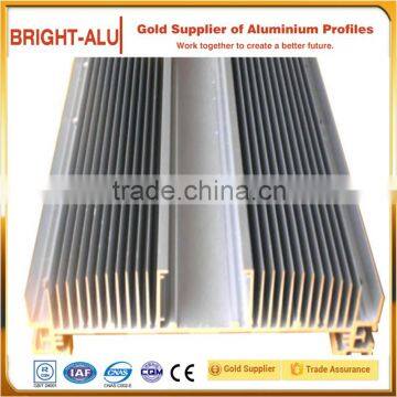 Flexible aluminum alloy 6000 series extruded aluminium extrusion heat sink for LED light