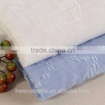 polyester/cotton summer&spring garment jacquard fabric,conch snuff dress fabric