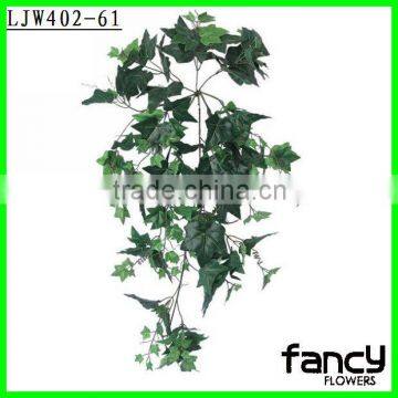 Wall hanging decorative green wholesale artificial leaves