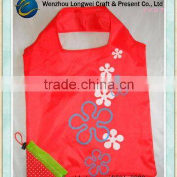 strawberry bag polyester foldable bag/polyester bag fabric/polyester laundry bag