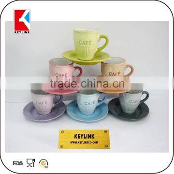 buy from china mugs cups ceramic custom logo printed tea ceramic cup and saucer