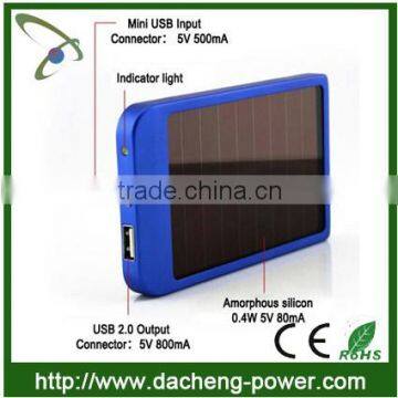 Hiqh Quality Portable Solar Panel Charger for Samsung Mobile Phone 2600mAH