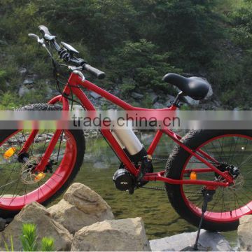 4 inch fat tire city electric bike with 2014 new model manufacturer electric bicycle