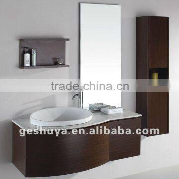 LB-DD2066 MDF wood veneer hotel bathroom cabinet