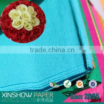 china supplier papel crepe for packing/making flower made in china