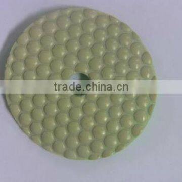 flexible dry diamond pad for glass polishing