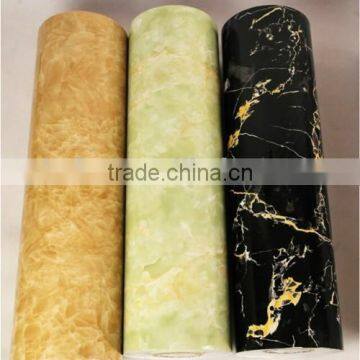 high gloss pvc sheet laminate marble decorative film