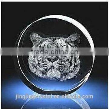 Clear Round Blank Glass Paperweight For Grandpa And Grandmom Gifts