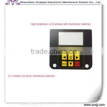 Shenzhen factory rapid production small quantity and sample membrane switch,keypad,Label,graphic overlays panel