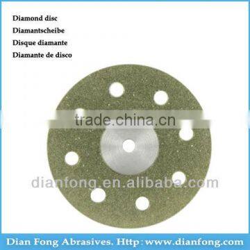 Bm22D20 22mm Flexible Miniature Perforated Dental Full Coated Diamond Disc Diamond Grinding Discs