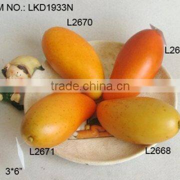 Artificial Faux mango Simulation fake fruits realistic honey mango for house/wedding party decoration